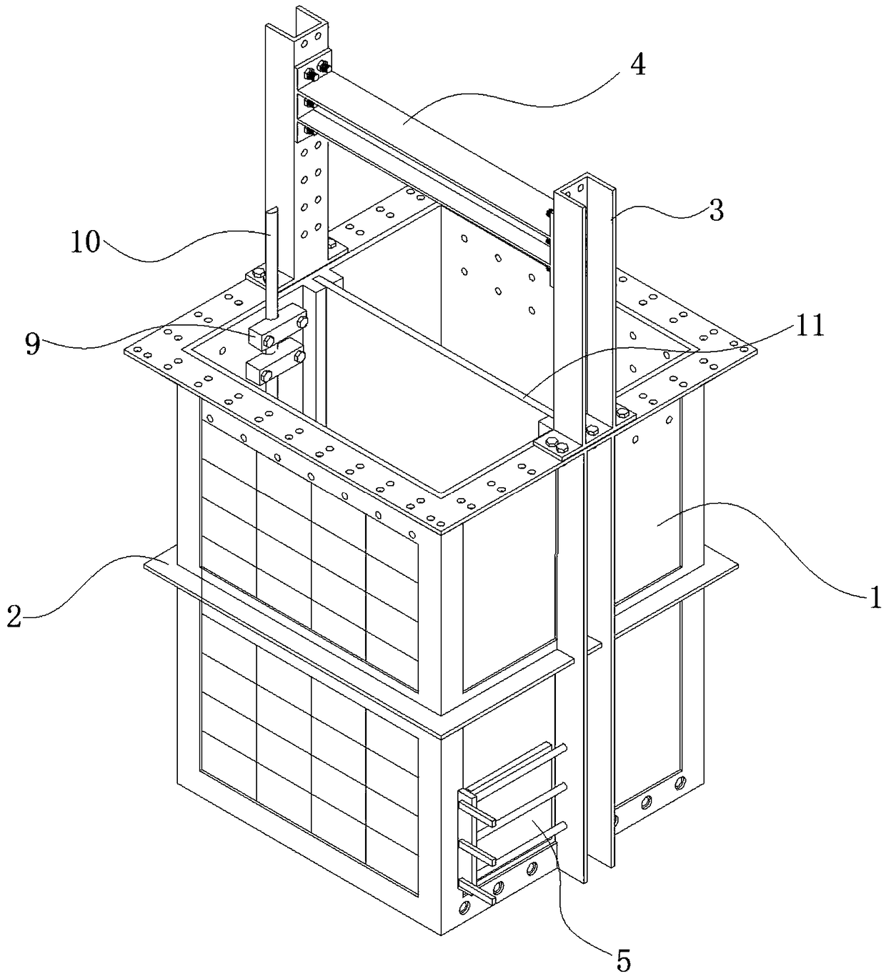 Multi-functional pile foundation model test box device and using method thereof