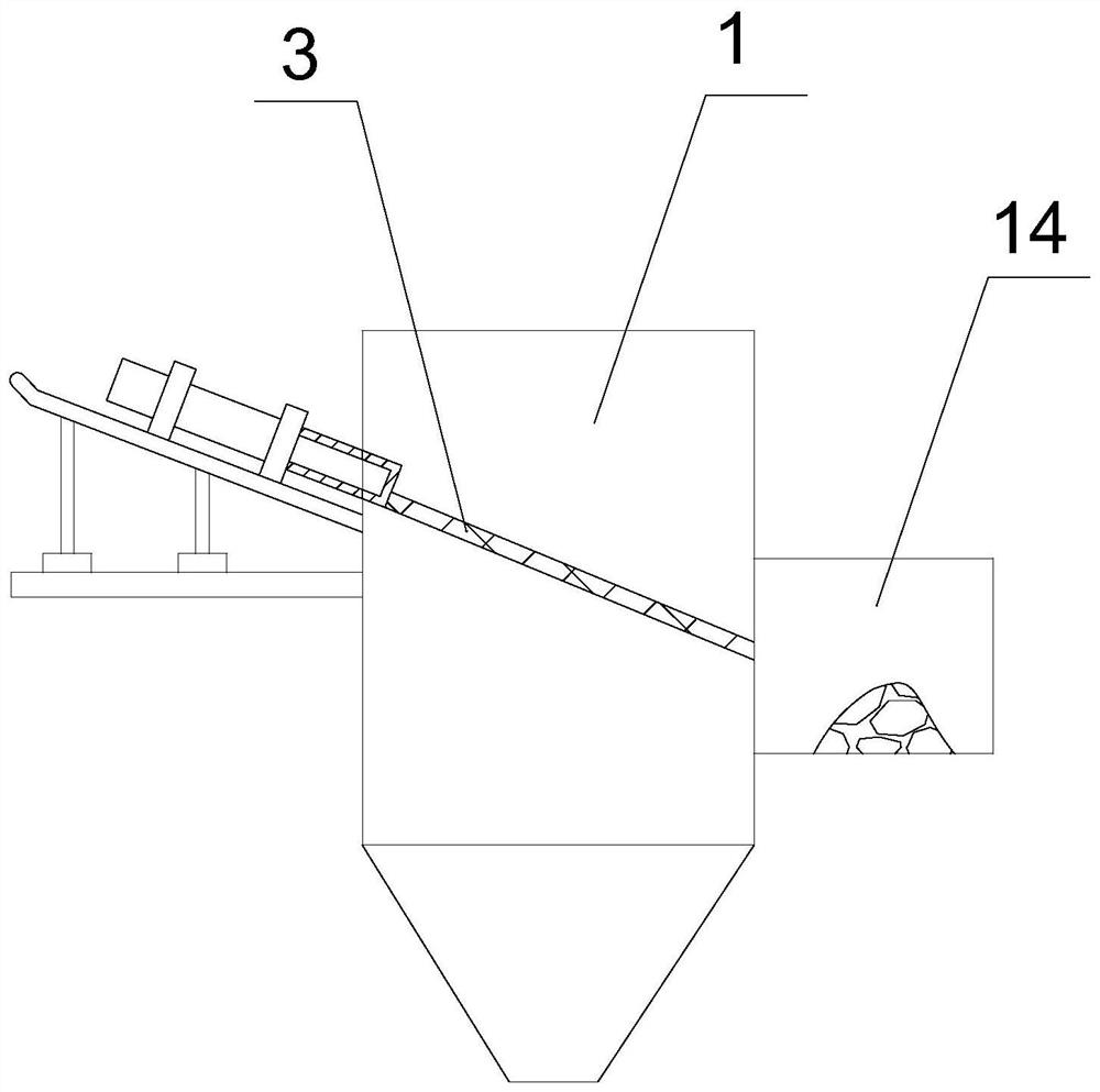 Device and method for pretreating steel slag through air quenching of CO2-containing tail gas