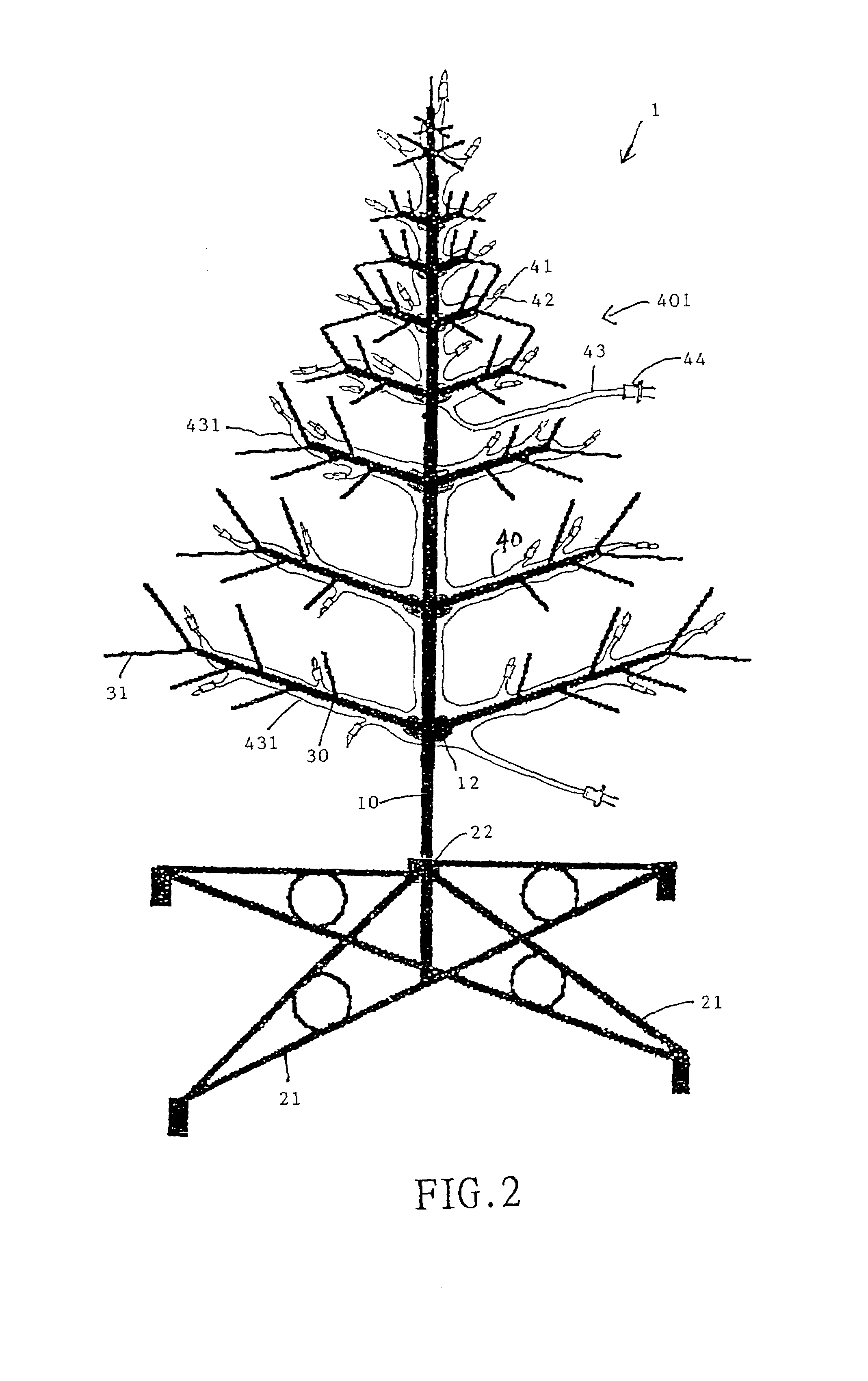 Decorative tree lamp