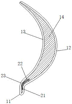 An upright fiber cotton rimless mold cup, a forming method of the mold cup, and a split type rimless bra