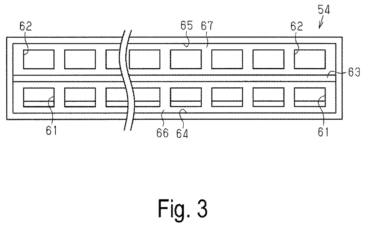 Heating device and medium processing apparatus