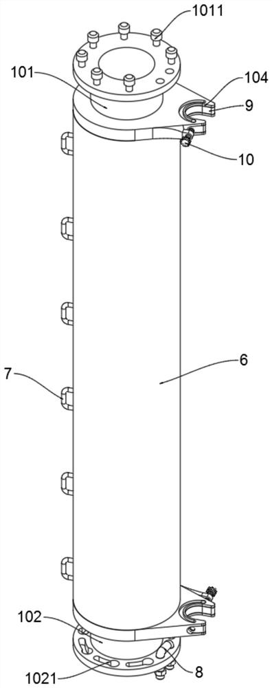 Anti-freezing concrete pole with high collision resistance