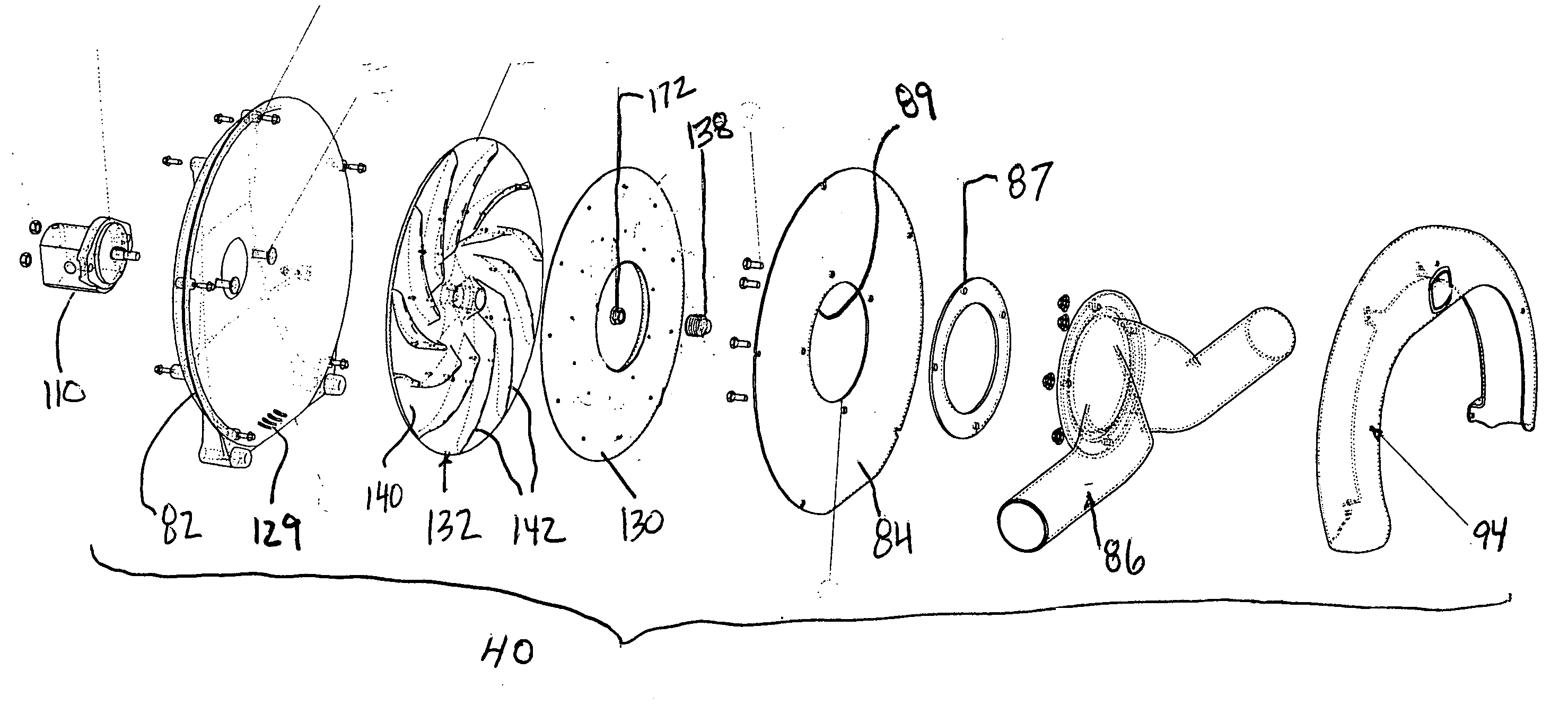 Vacuum pump for agricultural seeding equipment