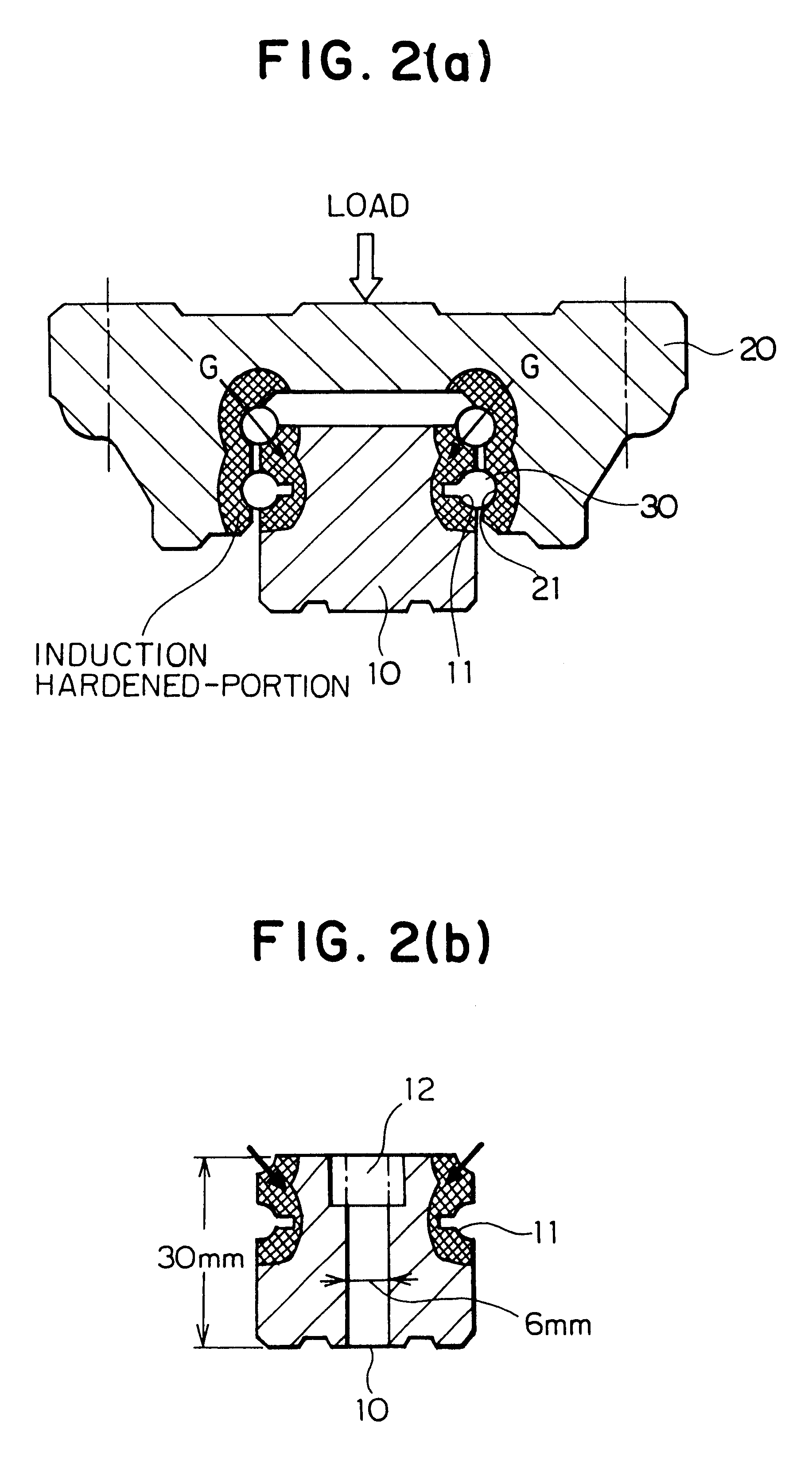 Induction-hardened rolling bearing device