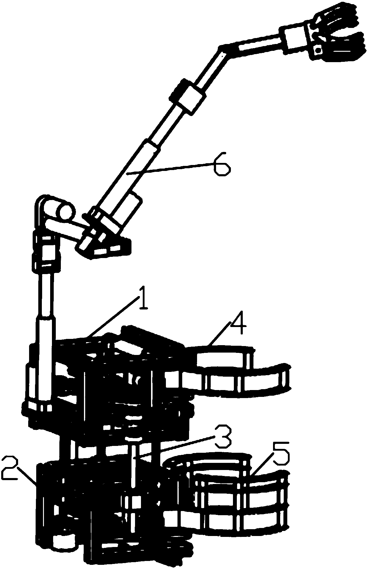 Automatic climbing and picking device and picking method thereof