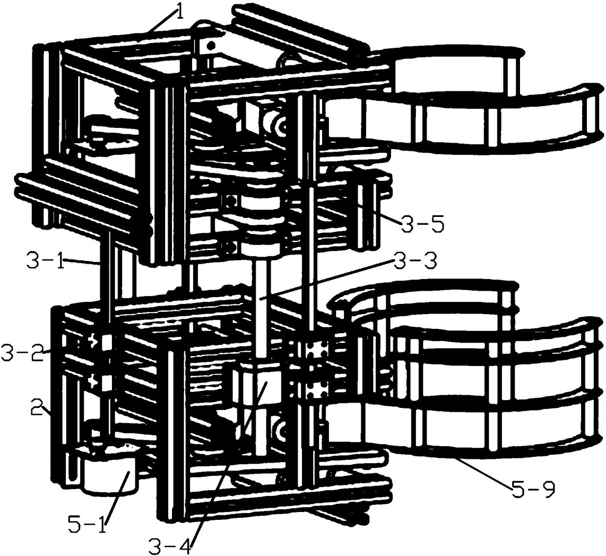 Automatic climbing and picking device and picking method thereof