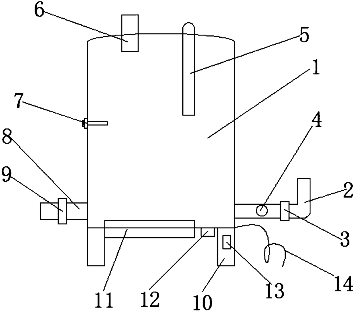 Quantitative water inflow energy-saving boiler