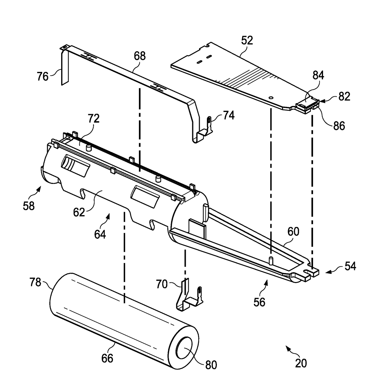 Electronic subassembly for a personal care product