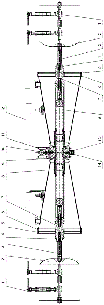 Coal mine automatic explosion-proof device with two-way triggering