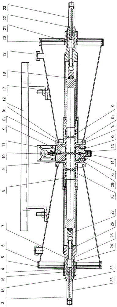 Coal mine automatic explosion-proof device with two-way triggering