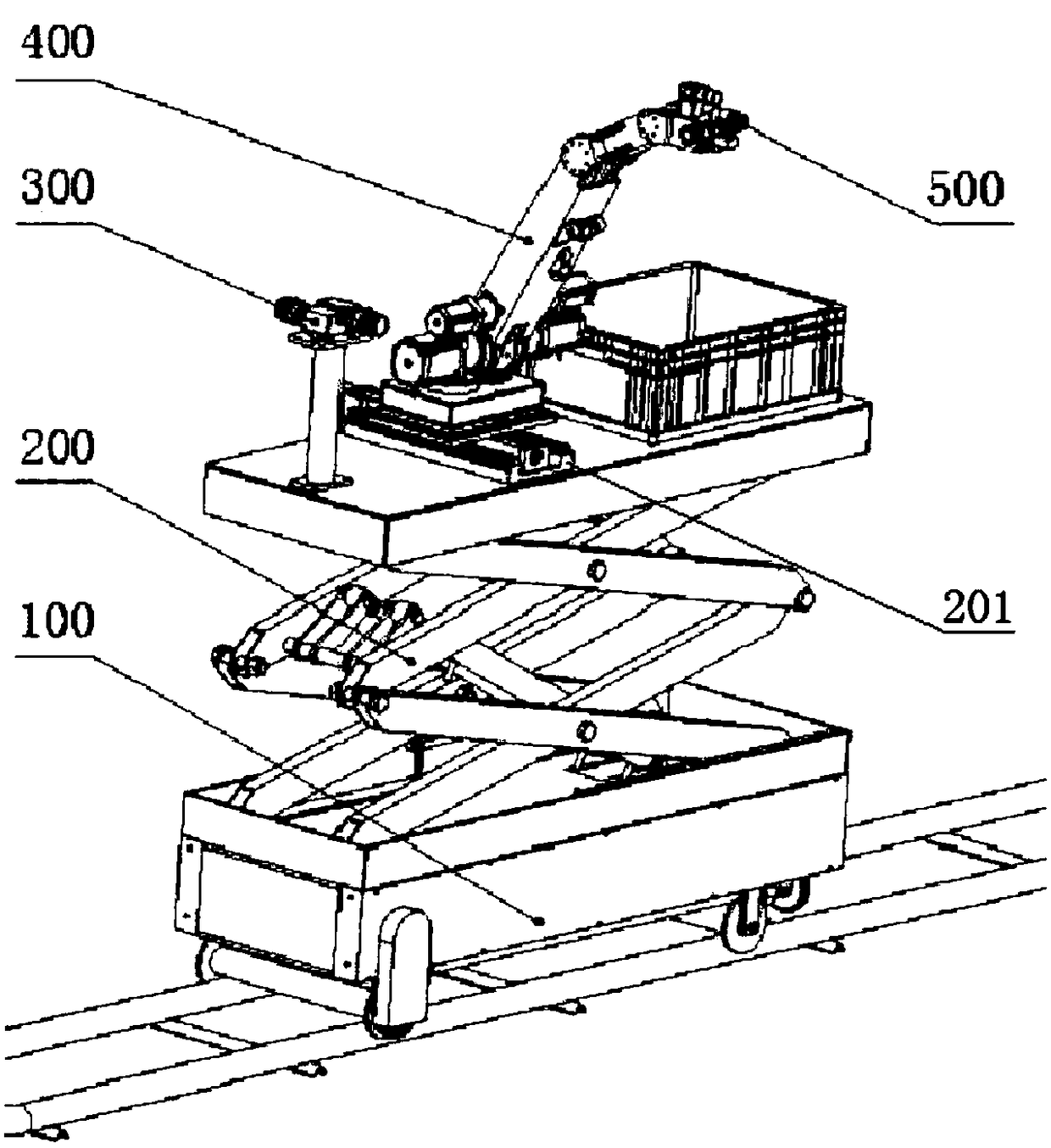 Tomato side branch pruning robot