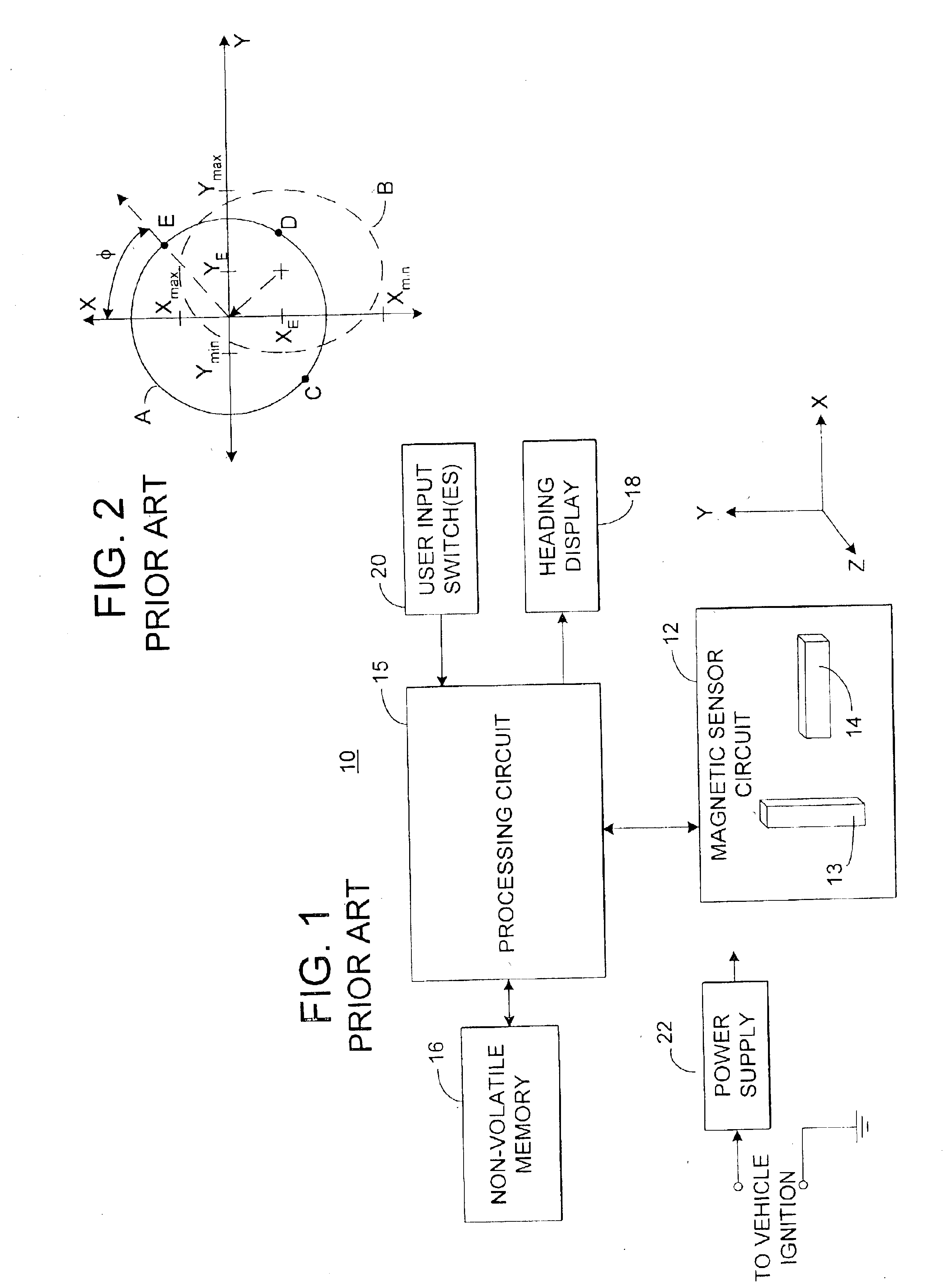 Electronic compass system