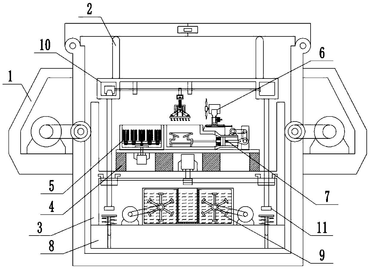 Multifunctional surgical cutter cleaning and disinfection appliance