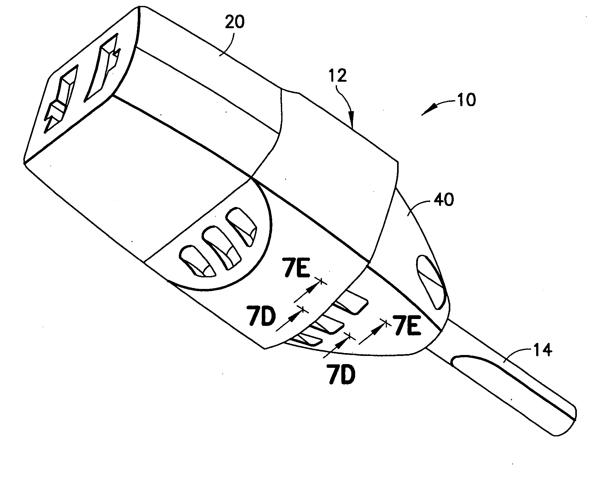 Push activation lancet device