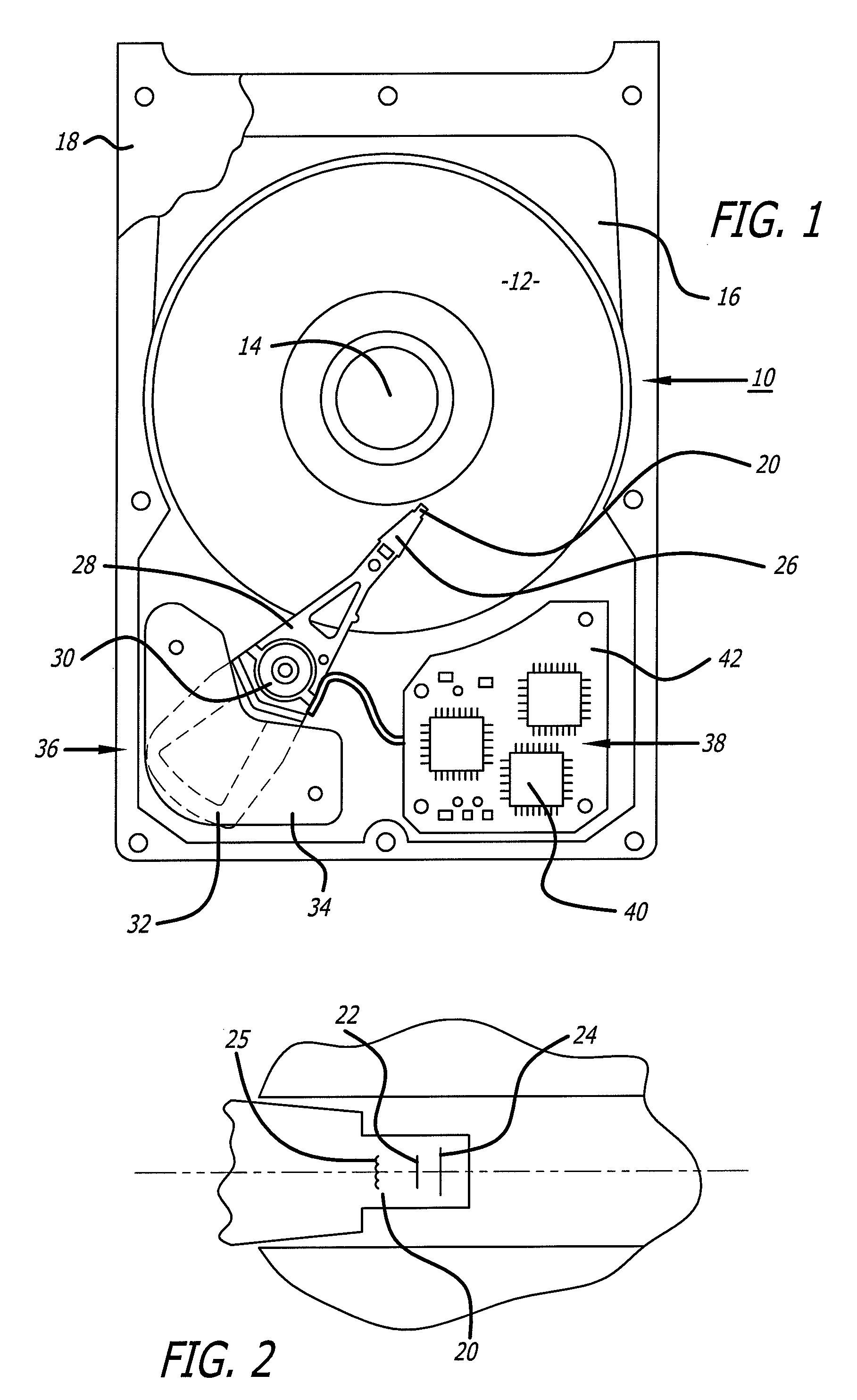 Harmonic measurement for head-disk spacing control using user data