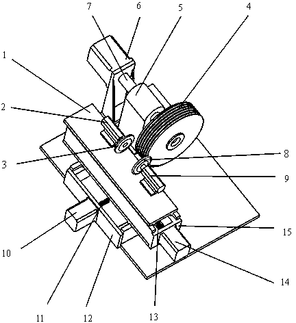 Grinding wheel dressing device for worm grinding-wheel gear grinding machine