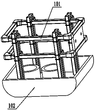 Concrete vibrator auxiliary tool