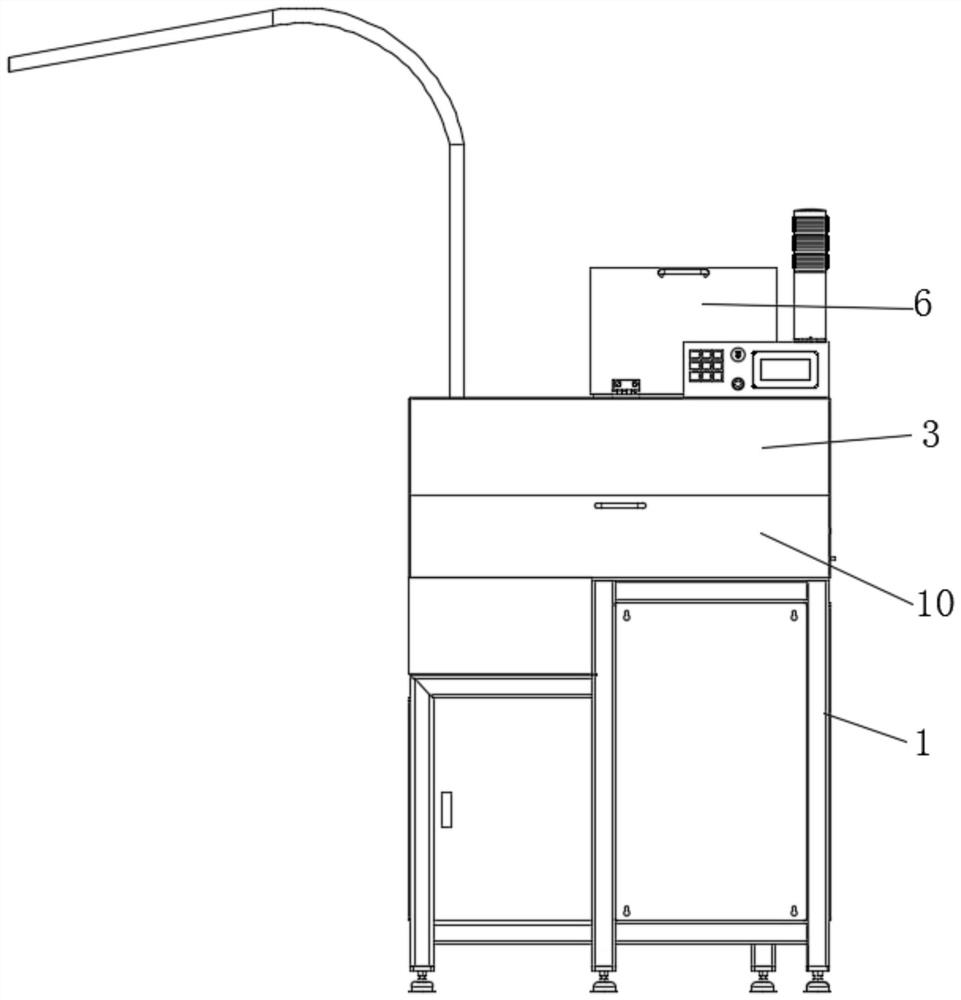 Feeding device for foaming machine and working method thereof