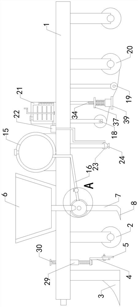 A concave micro-ridge film-covered spot water seeder suitable for watermelon planting in dry and alkaline land