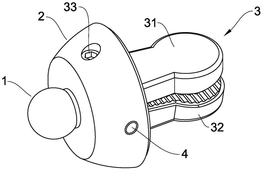 Firm-clamping mobile phone support installing and fixing seat mechanism