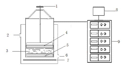 Method for degrading organophosphorus pesticide based on sweep-frequency double-frequency ultrasonic technology