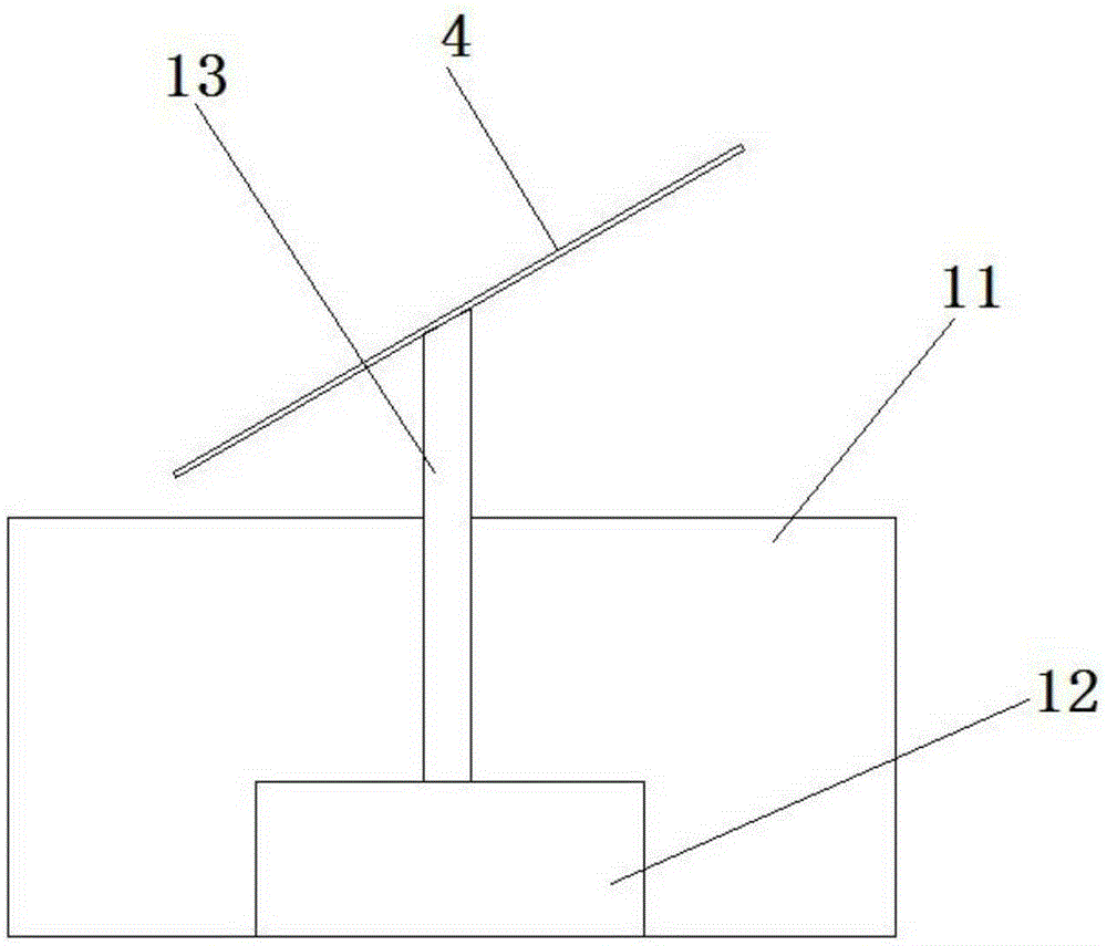 LED street lamp pole capable of charging automobile