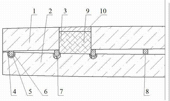 Glass-welded sealed convex vacuum glass with edges sealed by sealing grooves and manufacturing method thereof