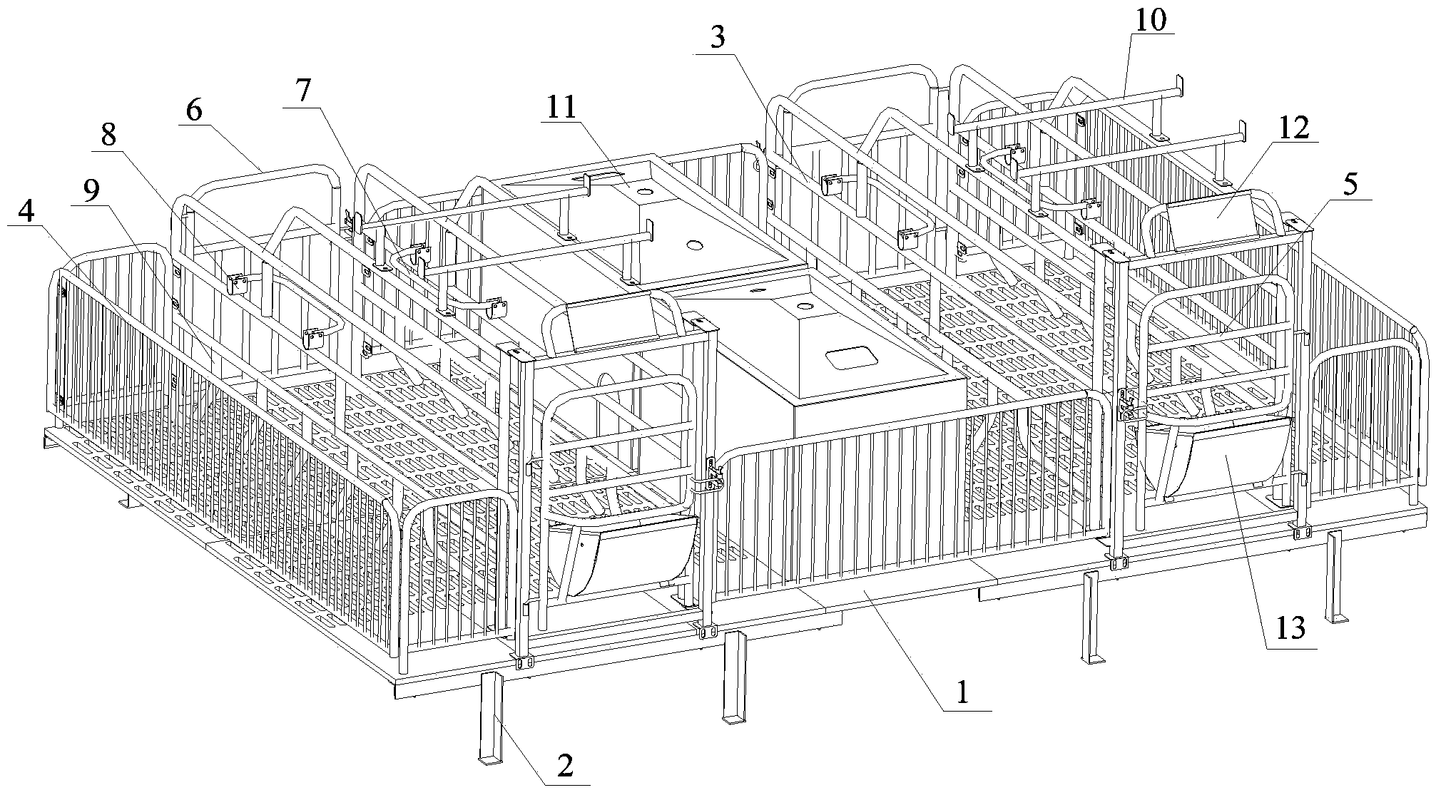 Sow obstetric table