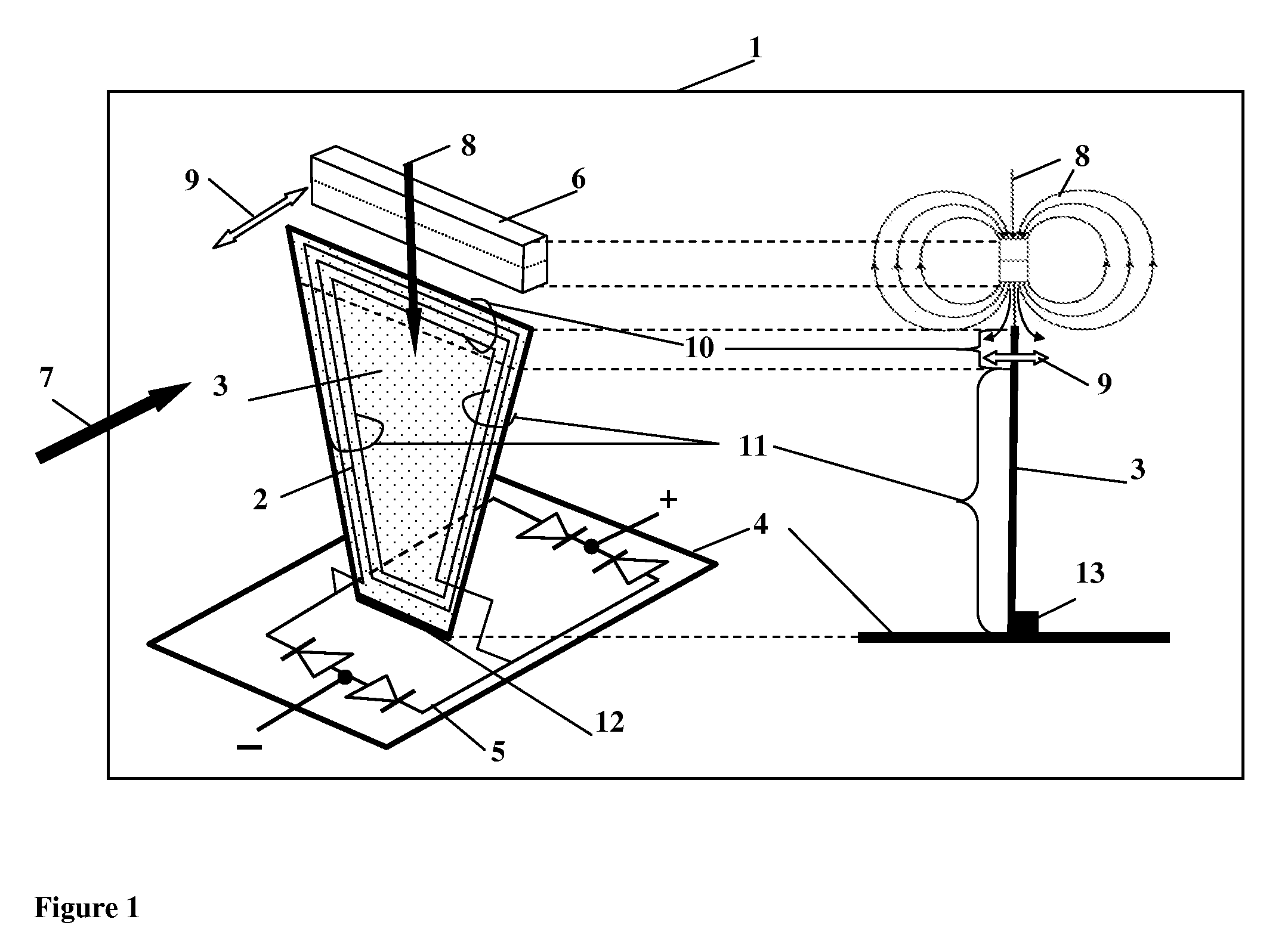 Device and method for harvesting energy from flow-induced oscillations