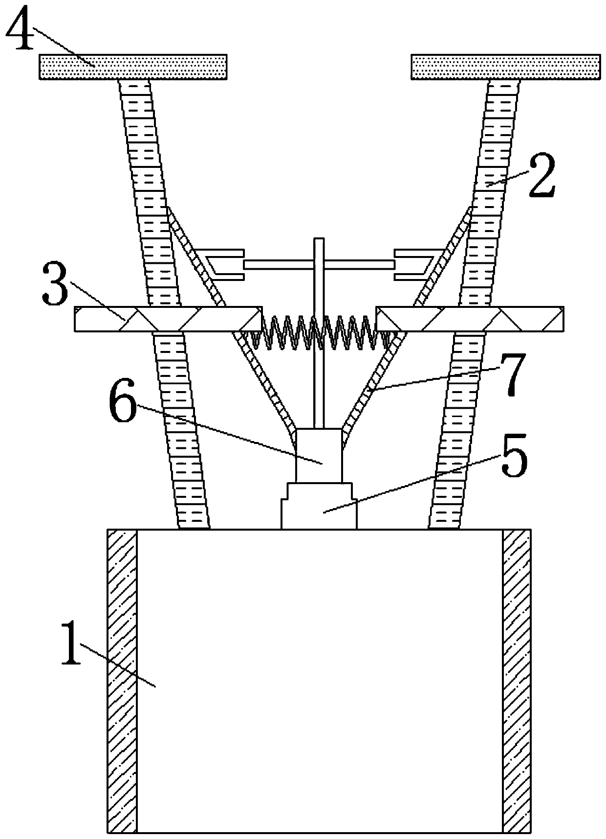 Body posture reminding equipment for patients with femoral neck fractures