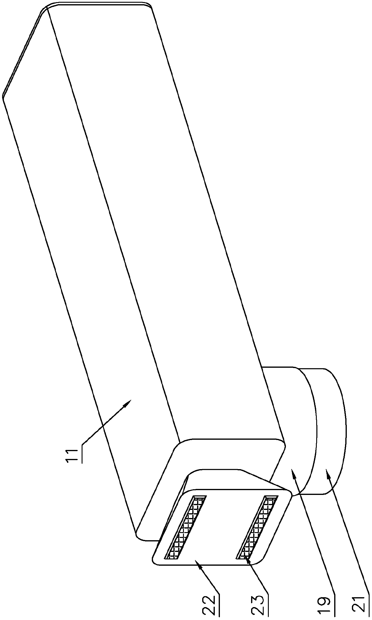 Dermatological infection-preventive medicine applying device