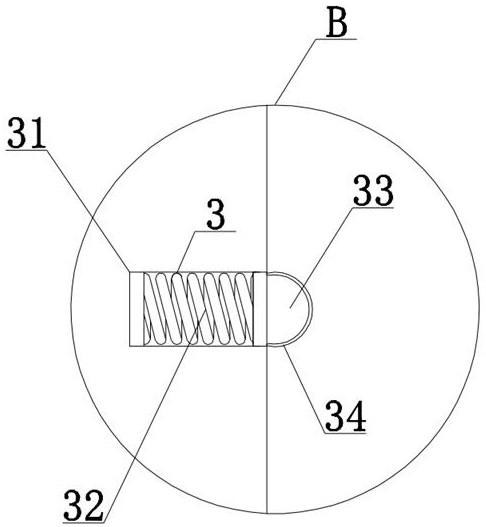 Dredging device for connecting plastic pipe of automobile water tank