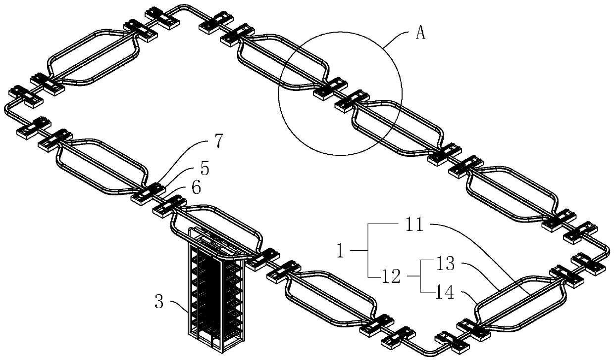 Transmission device for hub machining