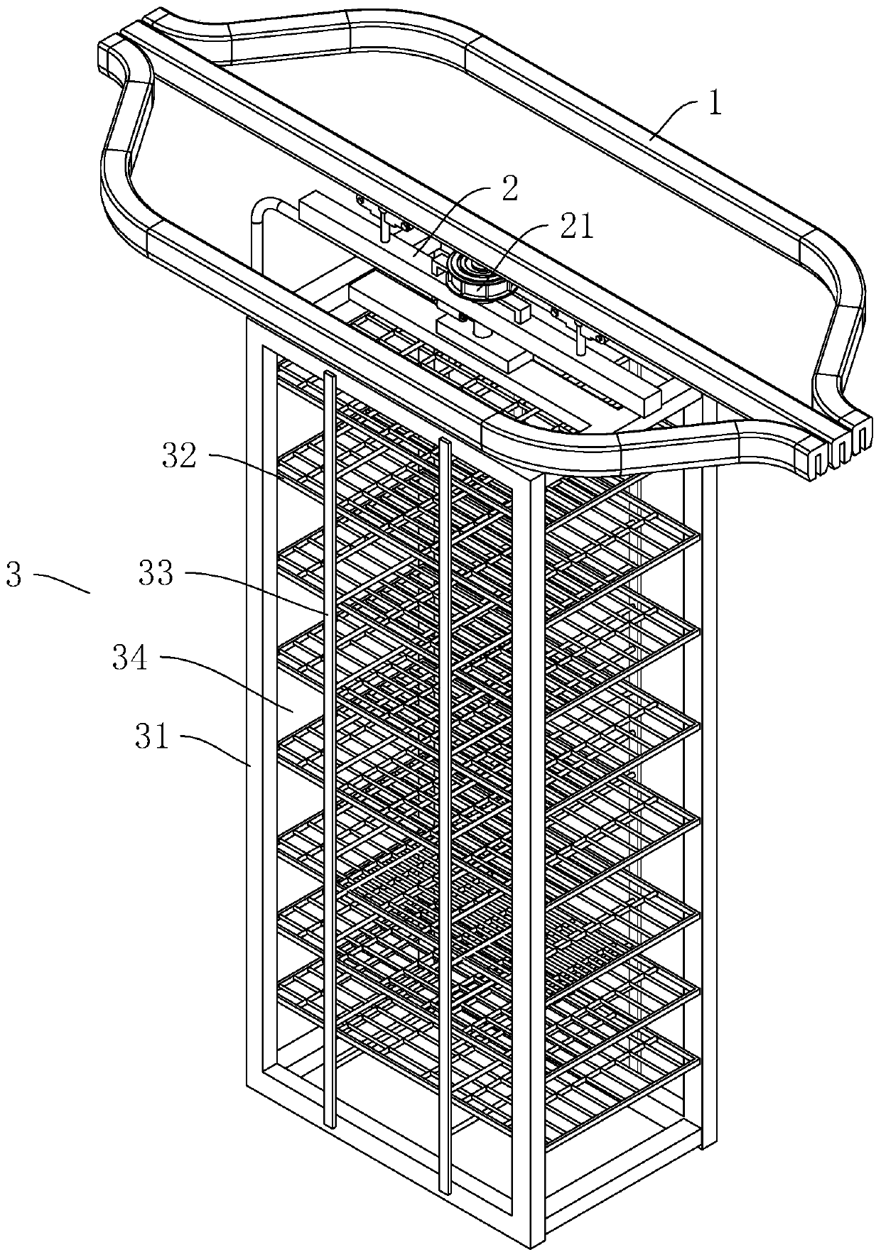 Transmission device for hub machining