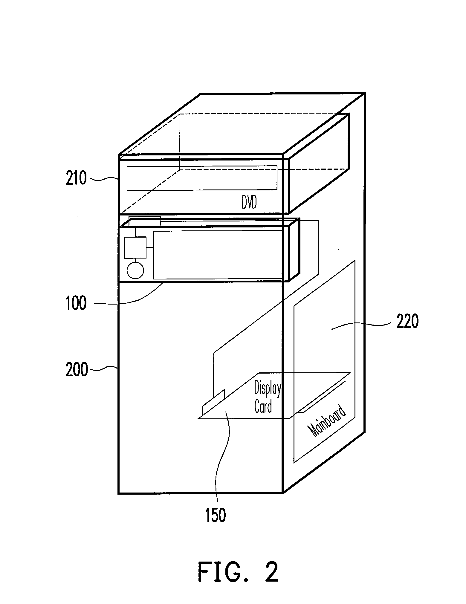 Apparatus for adjusting parameters of display card