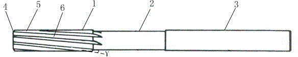 Wave-shaped helical-edge reamer