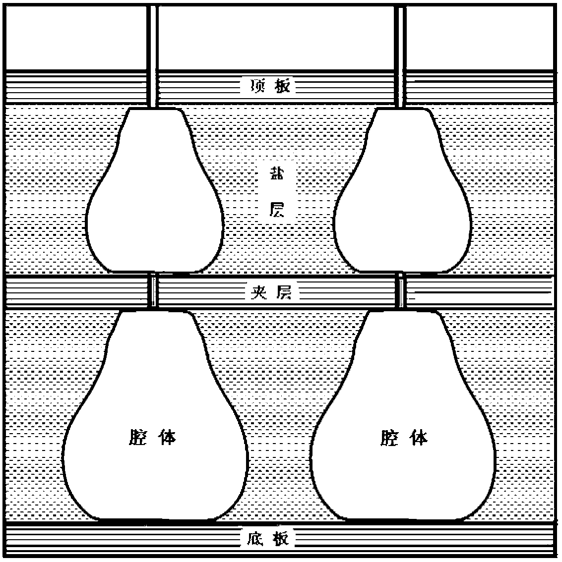 Well and rock salt solution mining-well recharging filling circulation mining method