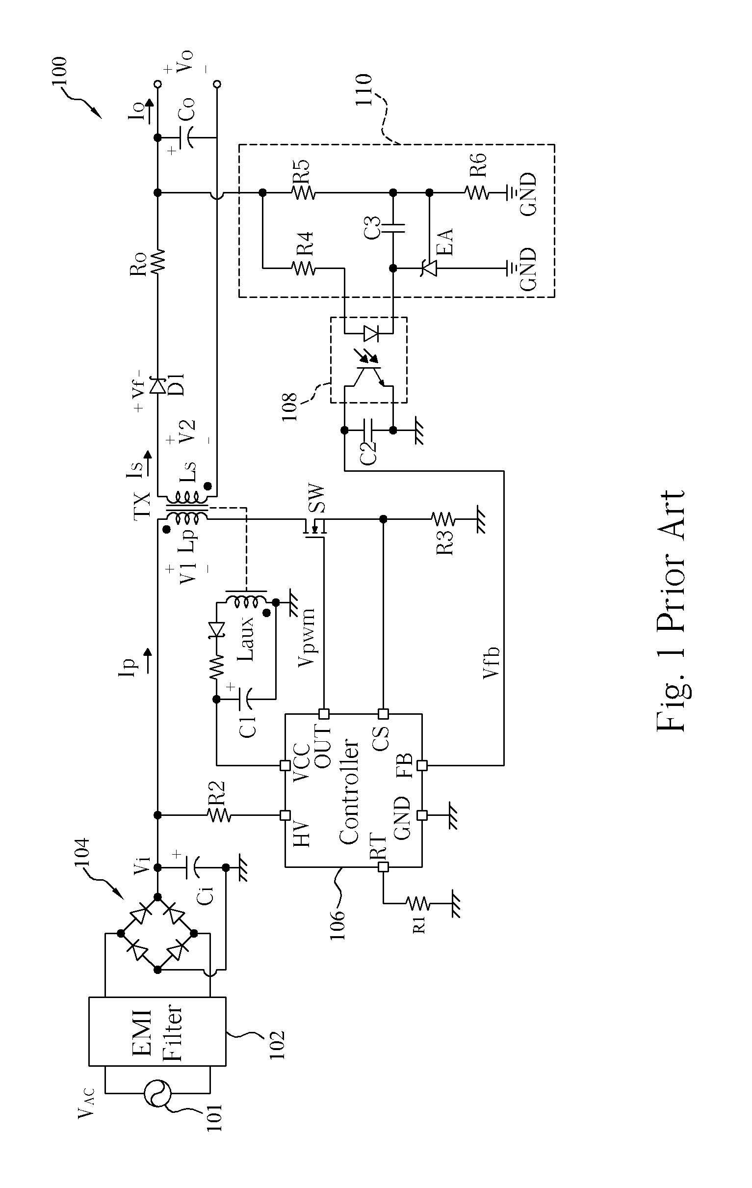 Switching-mode power converter and pulse-width-modulation control circuit with primary-side feedback control