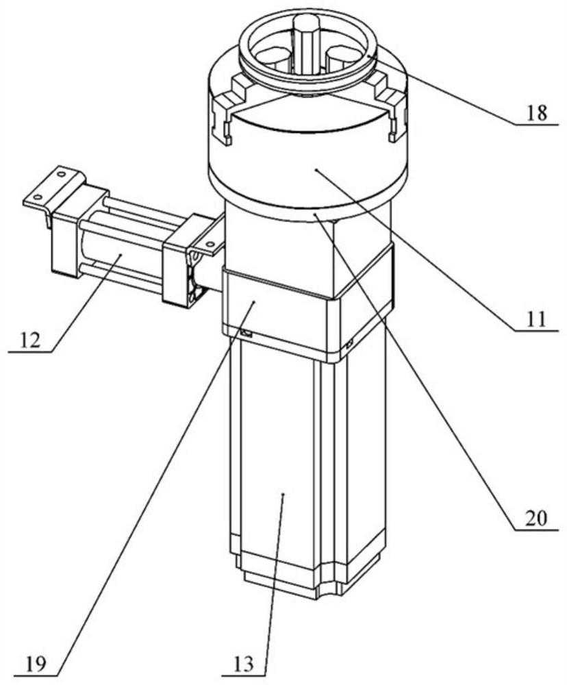 Thin-wall annular part laser shot peening strengthening device and processing method