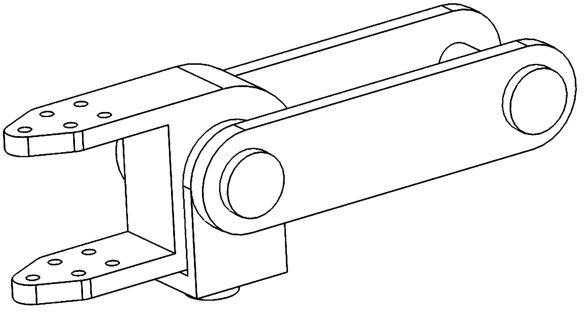 Testing system for testing fatigue performance of helicopter main-rotor crossbeam