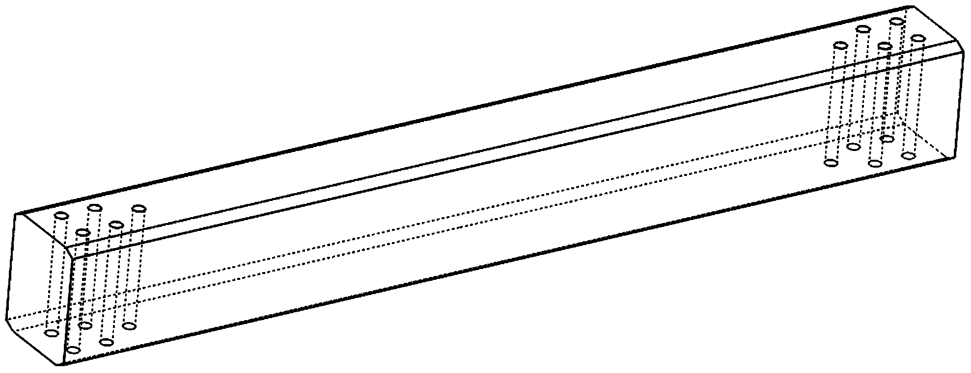 Testing system for testing fatigue performance of helicopter main-rotor crossbeam