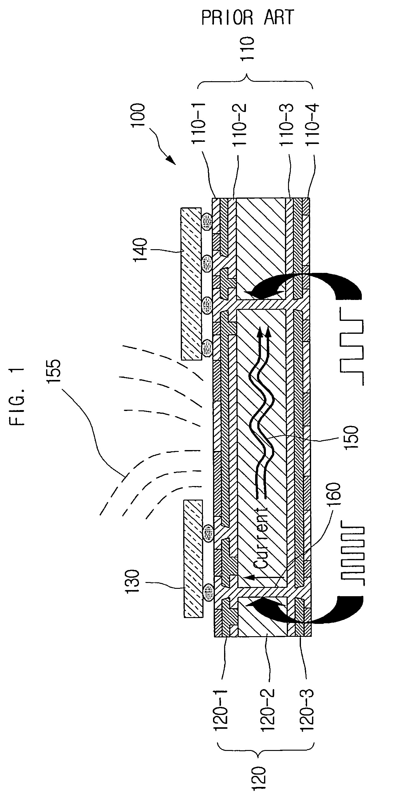 Electromagnetic bandgap structure and printed circuit board