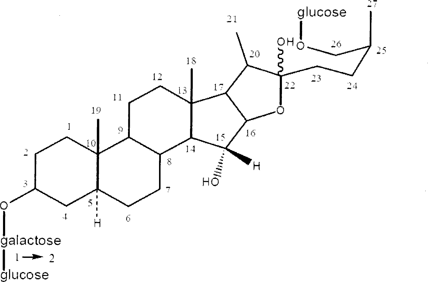 Application of anemarrhenasaponin B-II in preparing antidepressant product