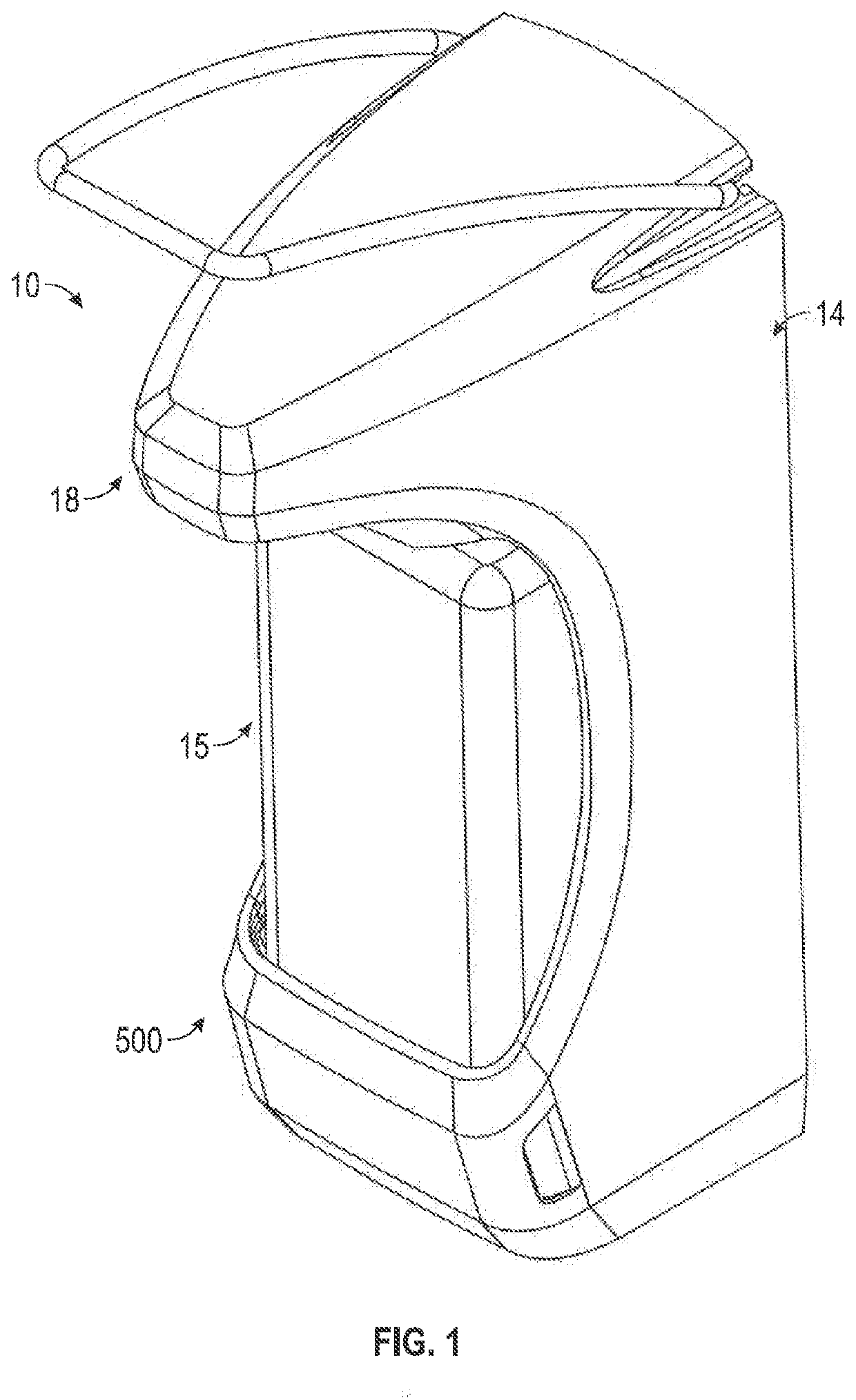 Spring Mechanism for Fluid Dispenser