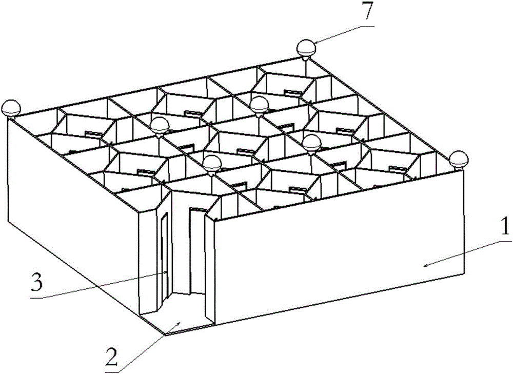 Nine-grid intelligence labyrinth