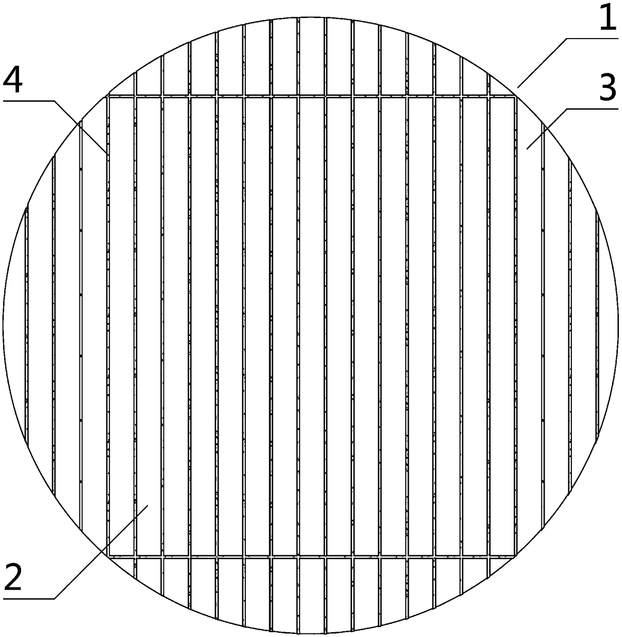 Single-disc type floating disc in storage tank