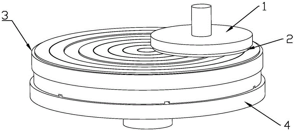 Profile correction machining method for high-precision plane of optical part