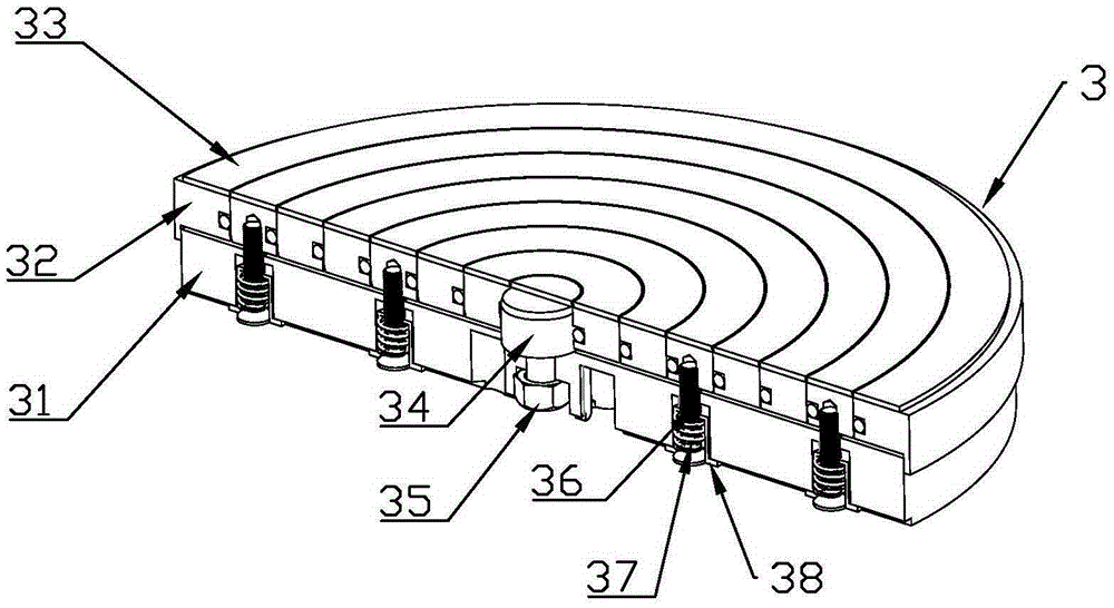 Profile correction machining method for high-precision plane of optical part