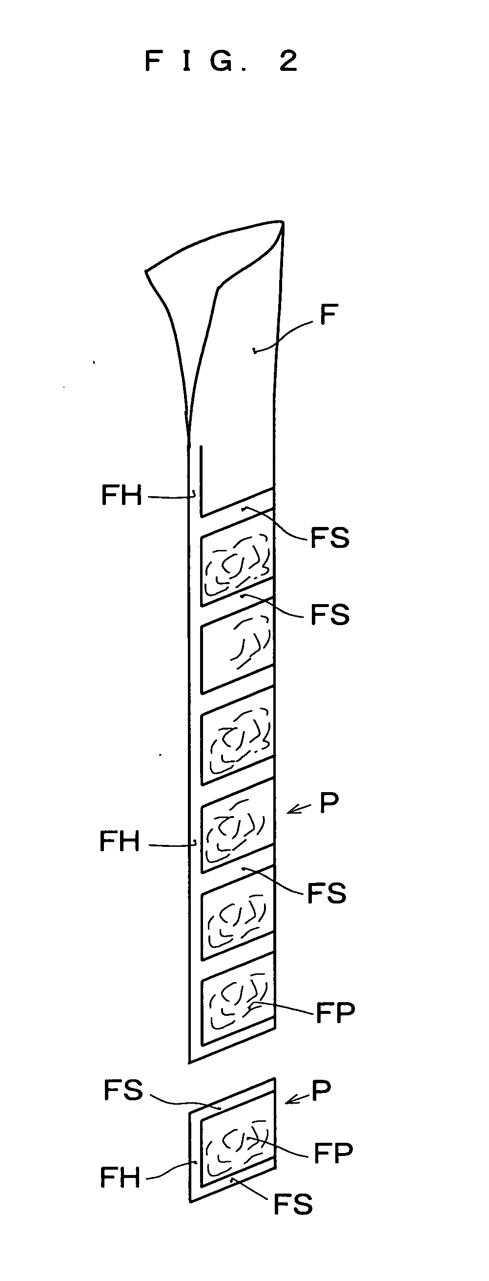 Thickness detection device for filling and packaging bag