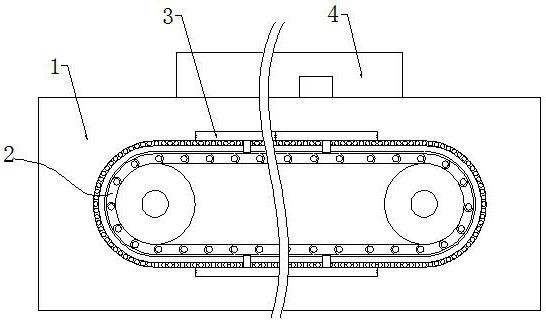 Die casting conveying device with positioning guide mechanism